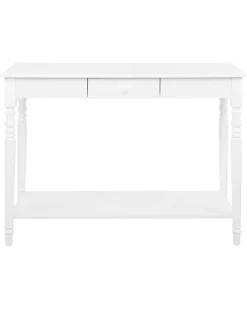 Beliani Konsolipoyta Laatikko Valkoinen Tobago New