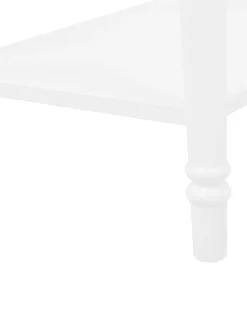 Beliani Konsolipoyta Laatikko Valkoinen Tobago New