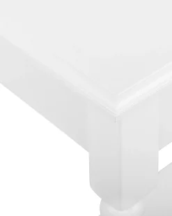 Beliani Konsolipoyta Laatikko Valkoinen Tobago New