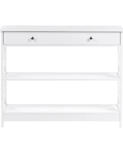 Beliani Konsolipoyta Laatikko Valkoinen Montgomery Best