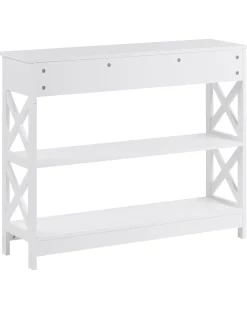 Beliani Konsolipoyta Laatikko Valkoinen Montgomery Best