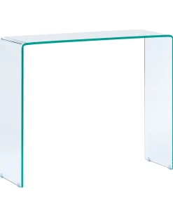 Beliani Konsolipoyta Lasi Kirkas Kendall Fashion