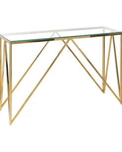 Beliani Konsolipoyta Lasitasolla Rosteri Kulta Weso Clearance