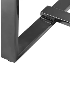 Beliani Konsolipoyta Marmorikuvio Valkoinen/Hopea Plano Store