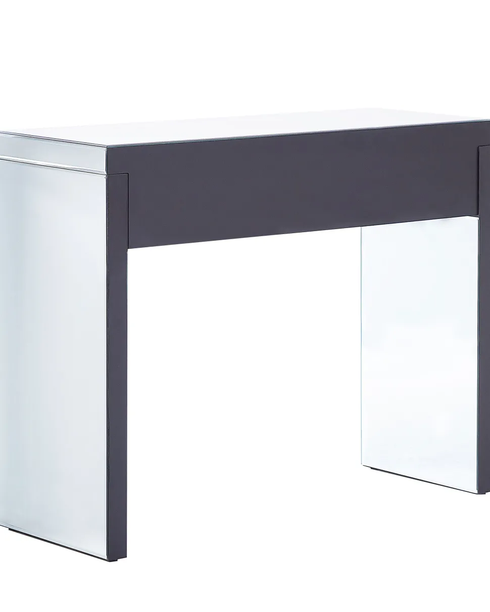 Beliani Konsolipoyta Peililasi 2 Laatikkoa Hopea Tilly Best Sale