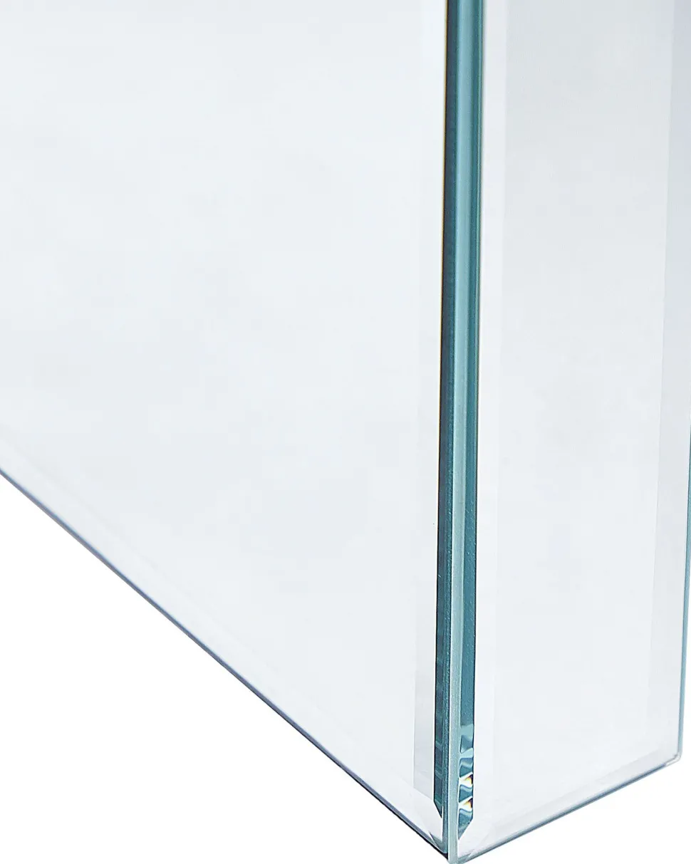 Beliani Konsolipoyta Peililasi 2 Laatikkoa Hopea Tilly Best Sale