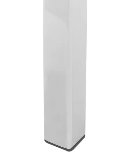 Beliani Konsolipoyta Teras Marmorikuvio Valkoinen/Hopea Calvert Fashion