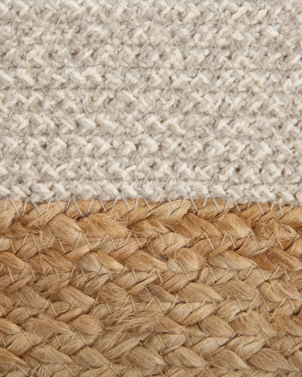 Beliani Kori Hiekanruskea/Vaaleanharmaa 2 Kpl Naulla New