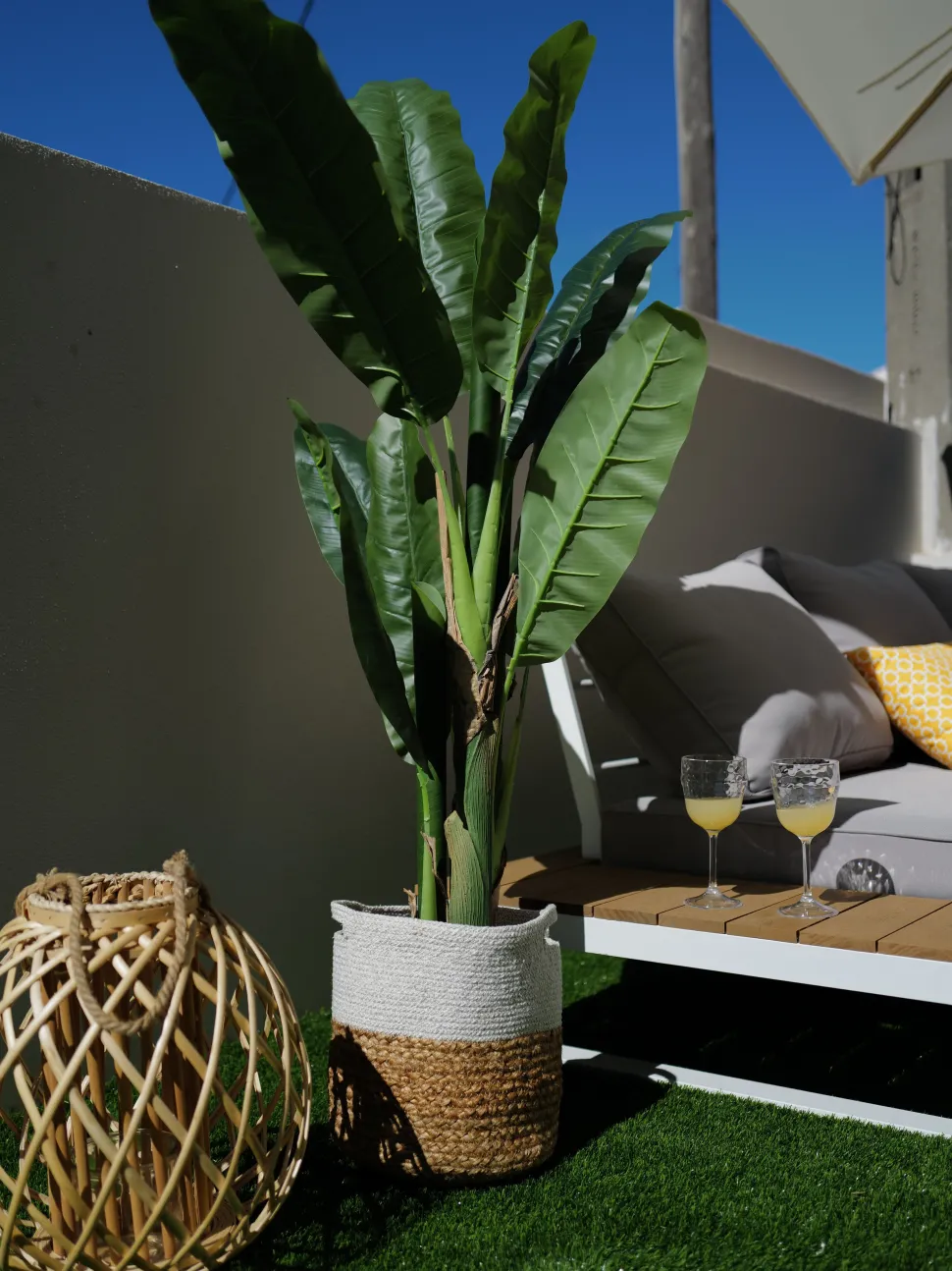 Beliani Kori Hiekanruskea/Vaaleanharmaa 2 Kpl Naulla New