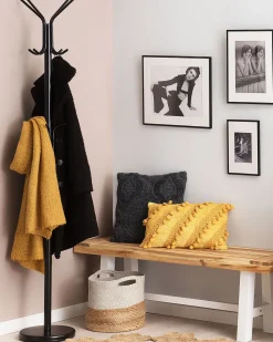 Beliani Kori Hiekanruskea/Vaaleanharmaa 2 Kpl Naulla New