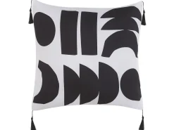 Beliani Koristetyyny 2 Kpl 45 X 45 Cm Mustavalkoinen Liriope Outlet