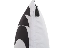 Beliani Koristetyyny 2 Kpl 45 X 45 Cm Mustavalkoinen Liriope Outlet