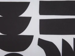 Beliani Koristetyyny 2 Kpl 45 X 45 Cm Mustavalkoinen Liriope Outlet