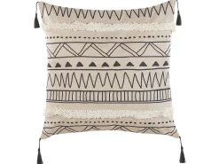 Beliani Koristetyyny 2 Kpl 45 X 45 Cm Mustabeige Heuchera Outlet