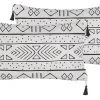 Beliani Koristetyyny 2 Kpl 30 X 50 Cm Mustavalkoinen Schefflera Fashion