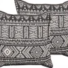 Beliani Koristetyyny 2 Kpl 45X45 Cm Mustabeige Sirvan Cheap