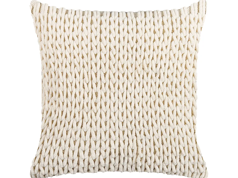 Beliani Koristetyyny Beige 45 X 45 Cm Oxalis Sale