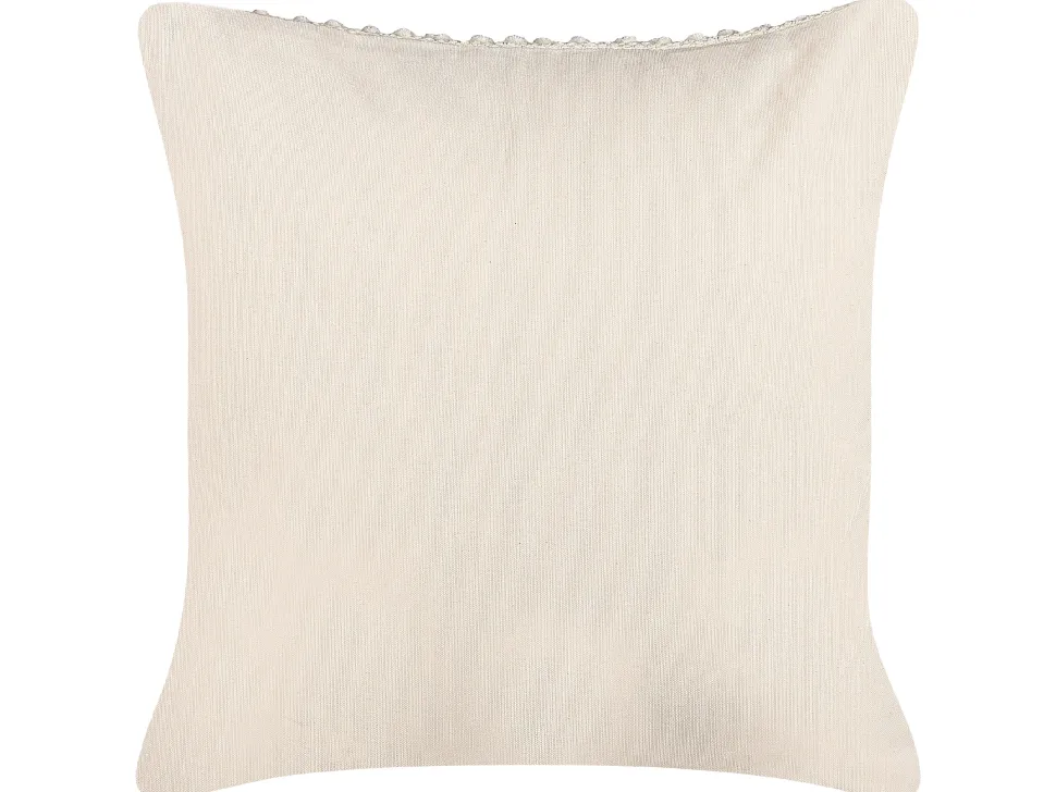 Beliani Koristetyyny Beige 45 X 45 Cm Oxalis Sale