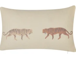 Beliani Koristetyyny Beige 30 X 50 Cm 2 Kpl Nierembergia Best