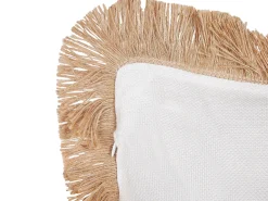 Beliani Koristetyyny Beige/Musta 45 X 45 Cm 2 Kpl Agrimony Discount