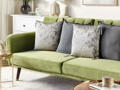 Beliani Koristetyyny Hopea 45 X 45 Cm 2 Kpl Camellia Shop