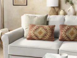 Beliani Koristetyyny Juutti Monivarinen 30 X 50 Cm Beel Cheap