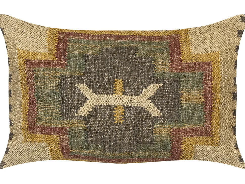 Beliani Koristetyyny Juutti Monivarinen 30 X 50 Cm 2 Kpl Pulicat Shop