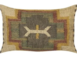 Beliani Koristetyyny Juutti Monivarinen 30 X 50 Cm Pulicat Hot