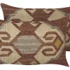 Beliani Koristetyyny Juutti Monivarinen 30 X 50 Cm 2 Kpl Urpad Fashion