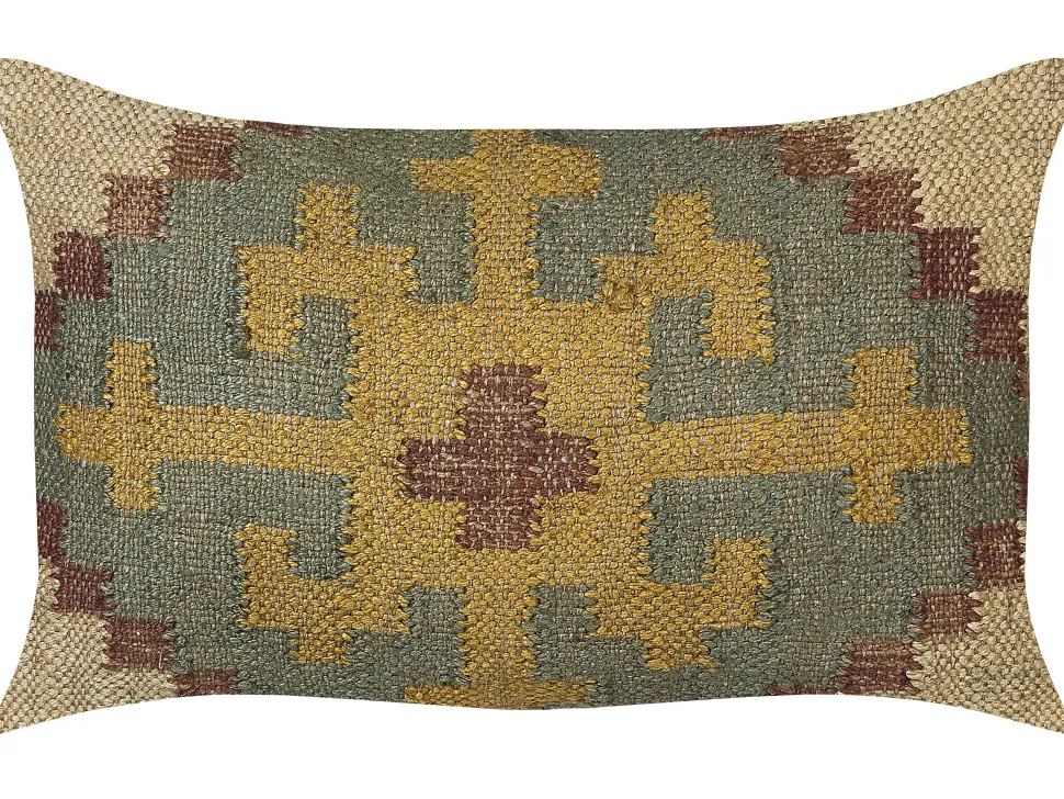 Beliani Koristetyyny Juutti Monivarinen 30 X 50 2 Kpl Saron Flash Sale