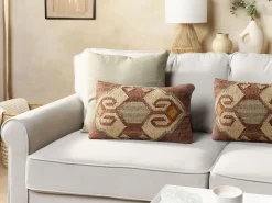 Beliani Koristetyyny Juutti Monivarinen 30 X 50 Cm Urpad Cheap