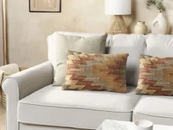 Beliani Koristetyyny Juutti Monivarinen 30 X 50 Cm 2 Kpl Deepor Discount