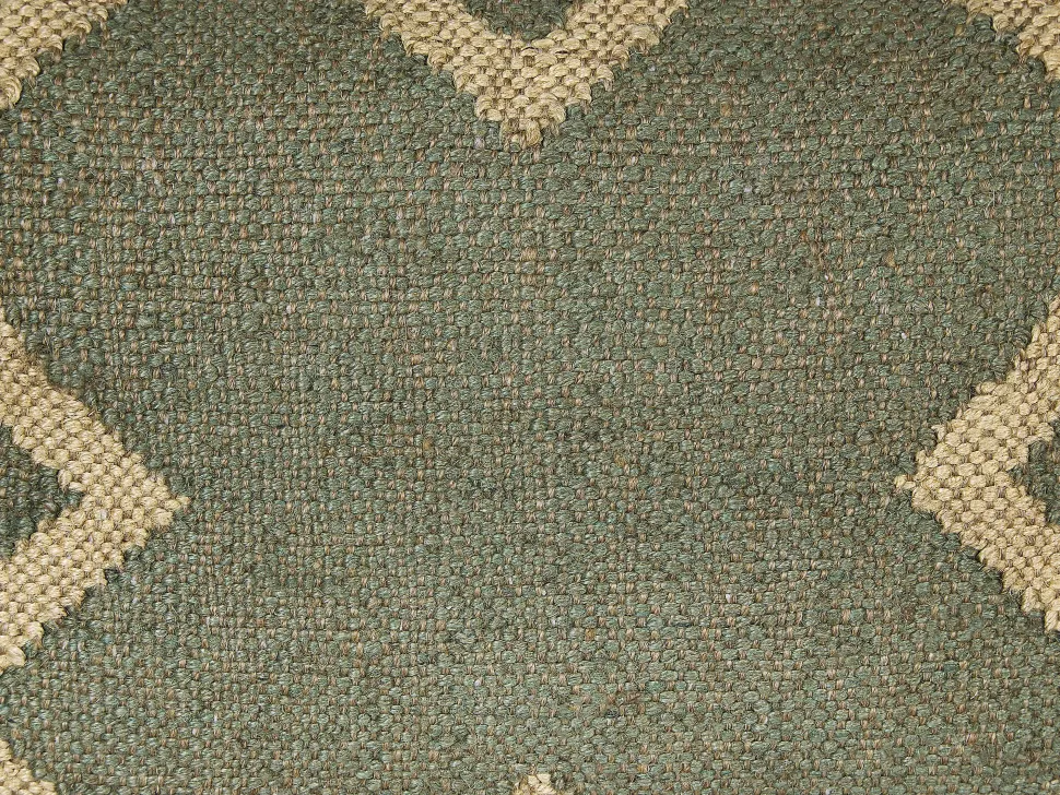 Beliani Koristetyyny Juutti Vihrea/Beige 30 X 50 Cm 2 Kpl Gopi Shop