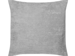 Beliani Koristetyyny Kangas Harmaa 45 X 45 Cm 2 Kpl Nolana Best