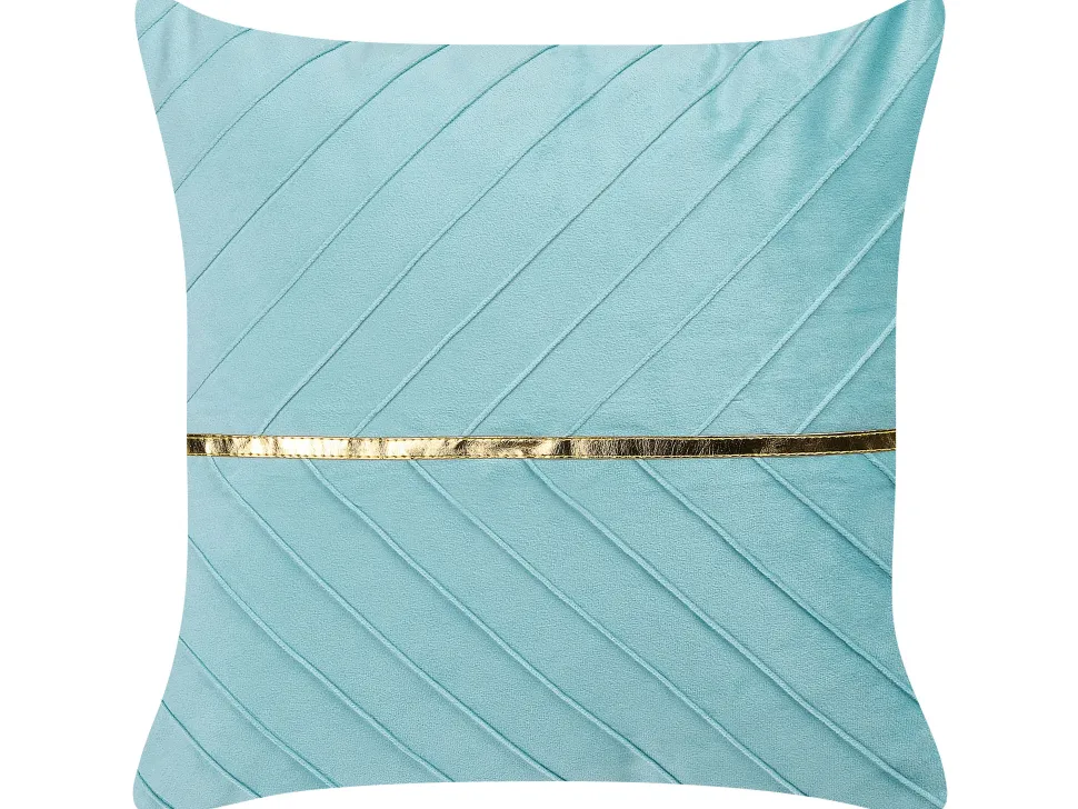 Beliani Koristetyyny Kangas Vaaleansininen 45 X 45 Cm 2 Kpl Coneflower Discount