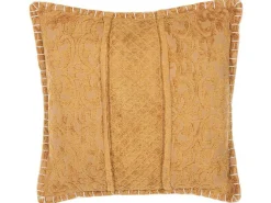 Beliani Koristetyyny Keltainen Kohokuvioitu 45 X 45 Cm Kavalam Flash Sale