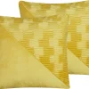 Beliani Koristetyyny 2Kpl 45 X 45 Cm Keltainen Origanum Discount