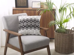 Beliani Koristetyyny 2Kpl 45 X 45 Cm Mustavalkoinen Cardak Sale