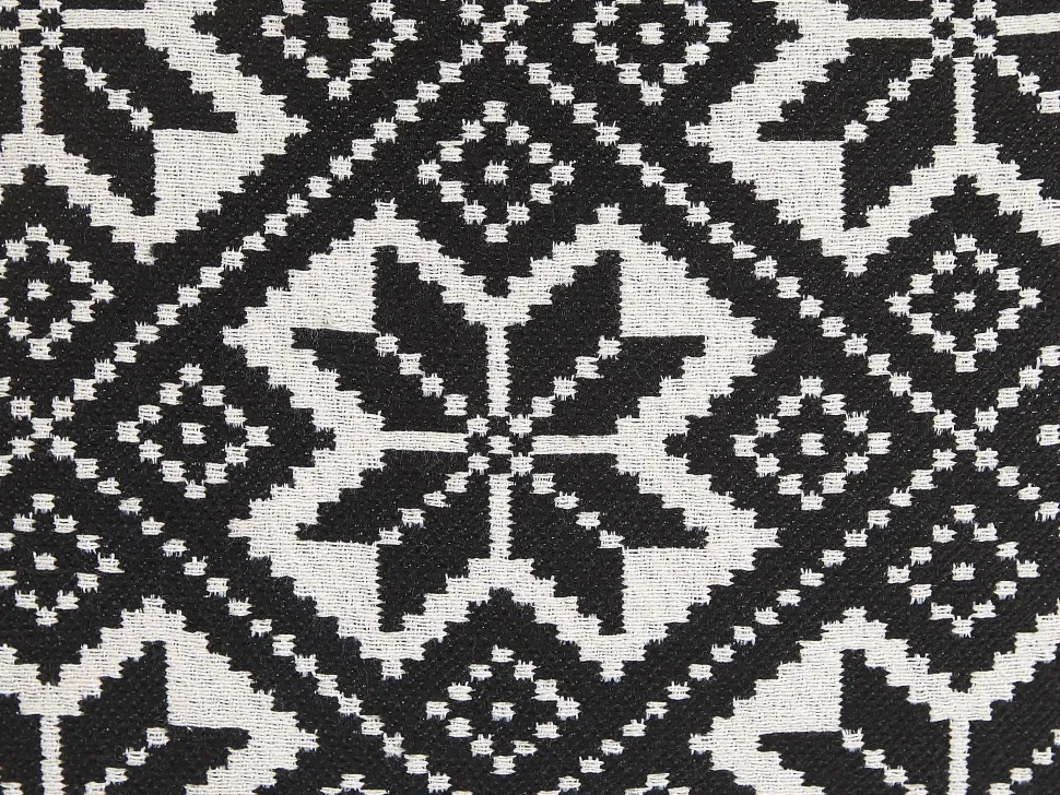 Beliani Koristetyyny 2Kpl 45 X 45 Cm Mustavalkoinen Beskoz Best Sale