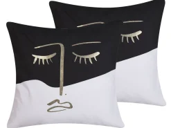 Beliani Koristetyyny 2Kpl 45 X 45 Cm Monivarinen Abelia Best