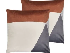 Beliani Koristetyyny 2Kpl 45 X 45 Cm Monivarinen Campsis Best