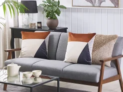 Beliani Koristetyyny 2Kpl 45 X 45 Cm Monivarinen Campsis Best