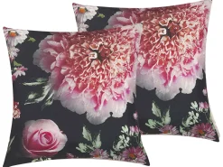 Beliani Koristetyyny 2Kpl Setti 45 X 45 Cm Monivarinen Hedera Best