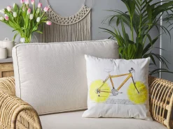 Beliani Koristetyyny 2Kpl Setti 45 X 45 Cm Monivarinen Ruscus Hot