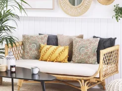 Beliani Koristetyyny Monivarinen 45 X 45 Cm 2 Kpl Vriesea Fashion