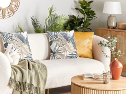 Beliani Koristetyyny Monivarinen 45 X 45 Cm 2 Kpl Tagetes Store