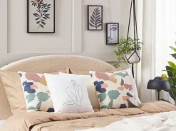 Beliani Koristetyyny Monivarinen 45 X 45 Cm 2 Kpl Fothergilla Discount