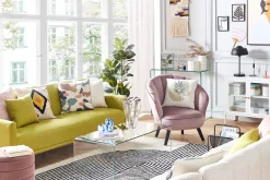 Beliani Koristetyyny Monivarinen 45 X 45 Cm 2 Kpl Fothergilla Discount