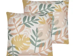 Beliani Koristetyyny Monivarinen 45 X 45 Cm 2 Kpl Ilex Shop