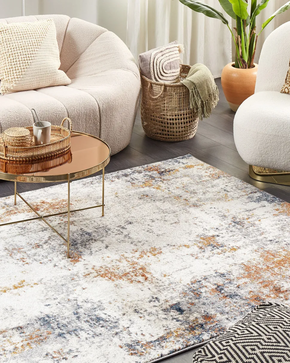 Beliani Koristetyyny Pellava Keltainen 45 X 45 Cm 2 Kpl Sagina Store